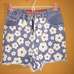 Revolt high waisted vintage jean shorts
